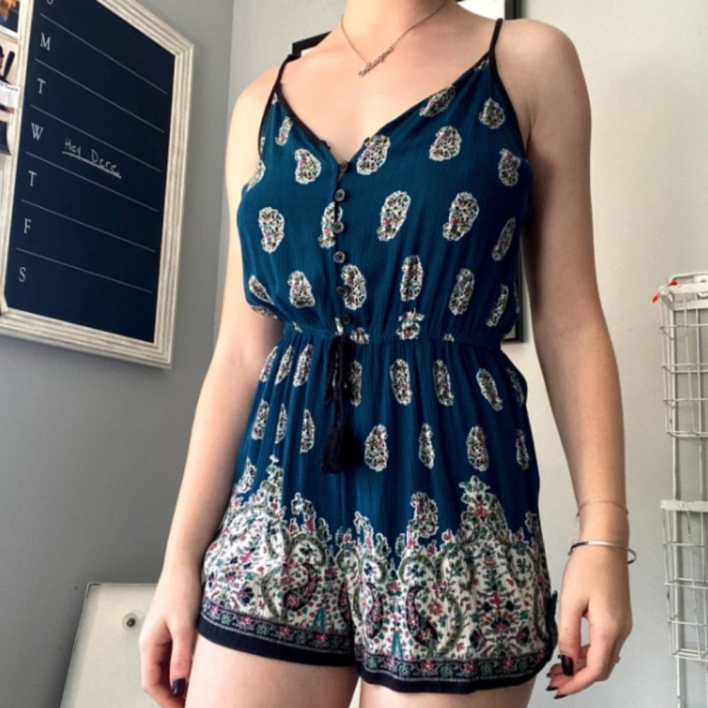 Patterned Romper